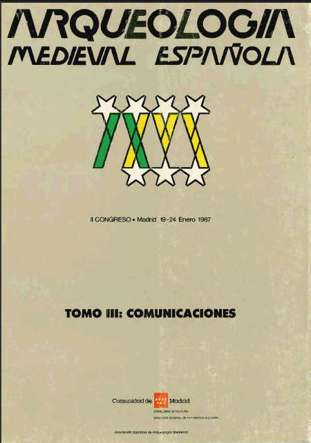 Cover of Spanish Medieval Archeology. Volume III communications