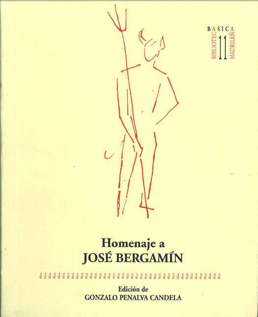 Portada de Homenaje a José Bergamín