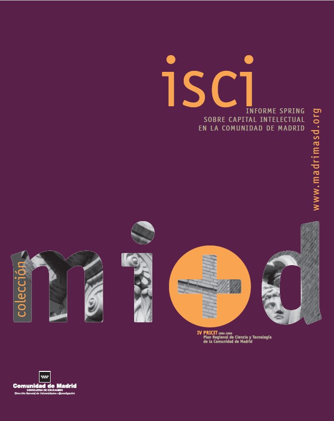 Portada de Informe ISCI-Informe Spring sobre capital intelectual de la Comunidad de Madrid