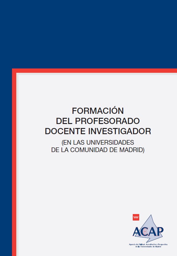 Portada de Formación del profesorado docente investigador (en las Universidades de la Comunidad de Madrid)