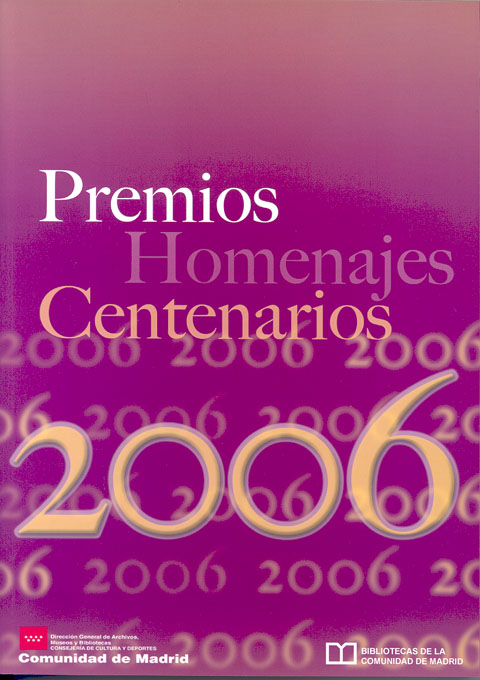 Portada de 2006 premios, homenajes, centenarios