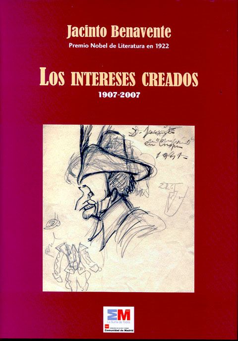 Portada de Jacinto Benavente, los intereses creados (1907-2007)