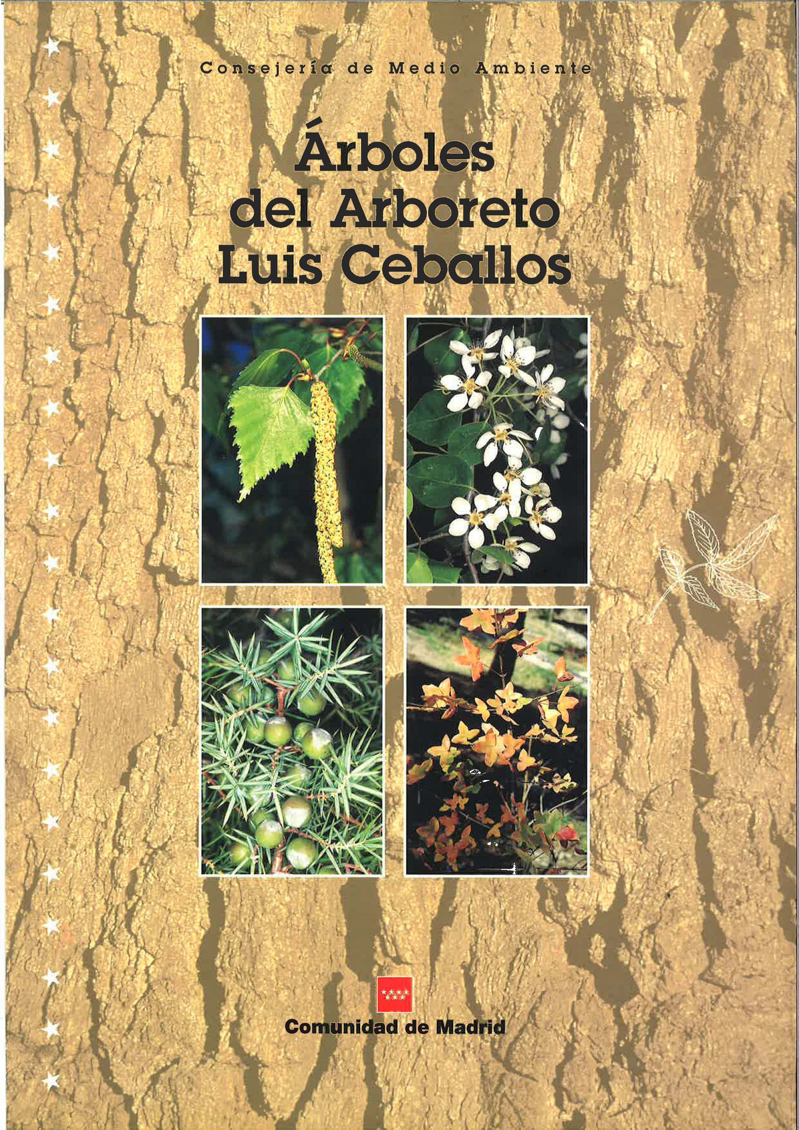 Portada de la publicación Árboles del arboreto Luis Ceballos de San Lorenzo de El Escorial