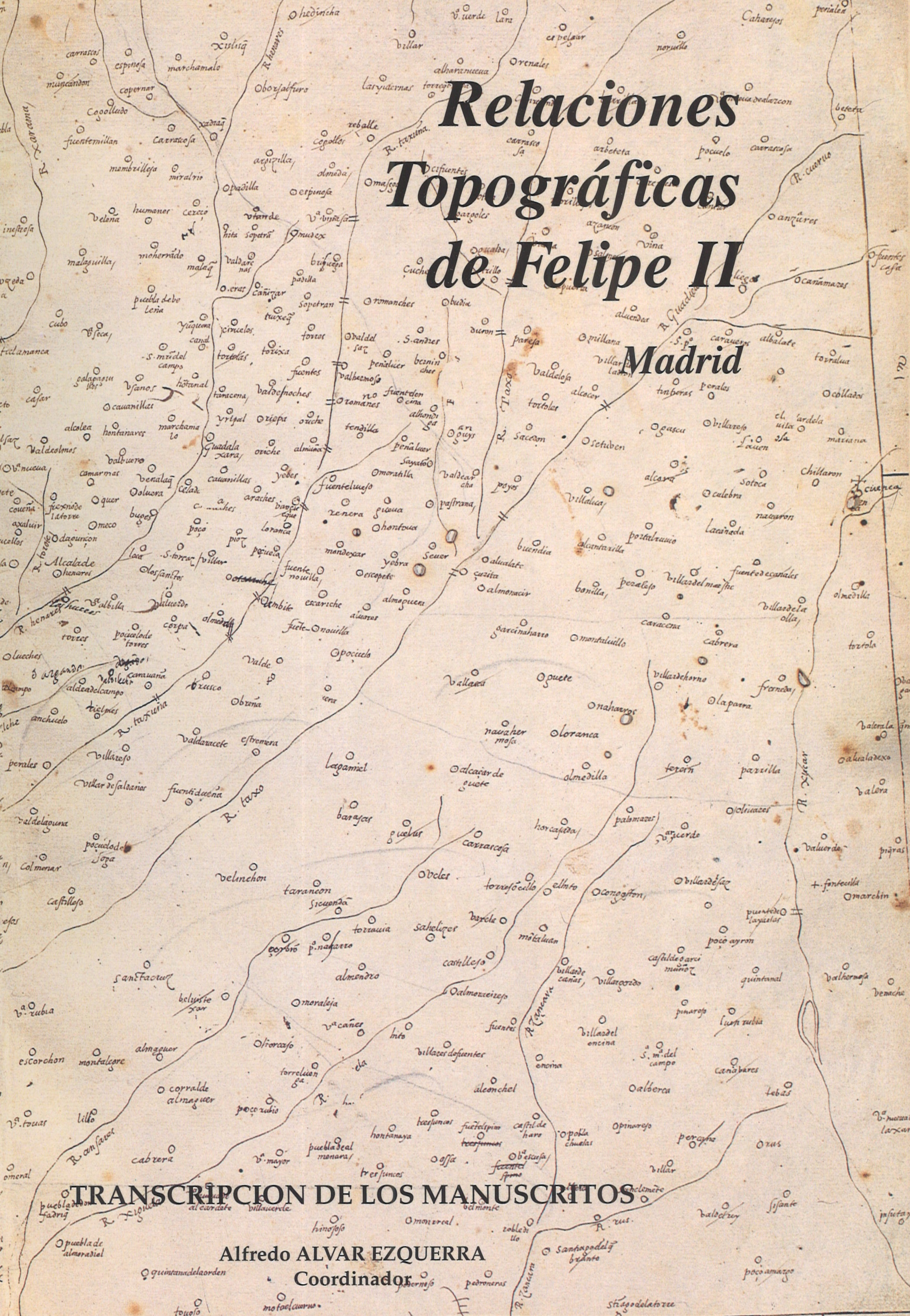 Portada de Relaciones topográficas de Felipe II. Madrid