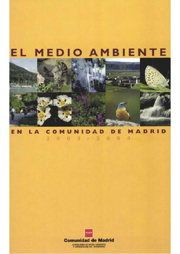 Portada de Medio Ambiente en la Comunidad de Madrid 2003-2004, El