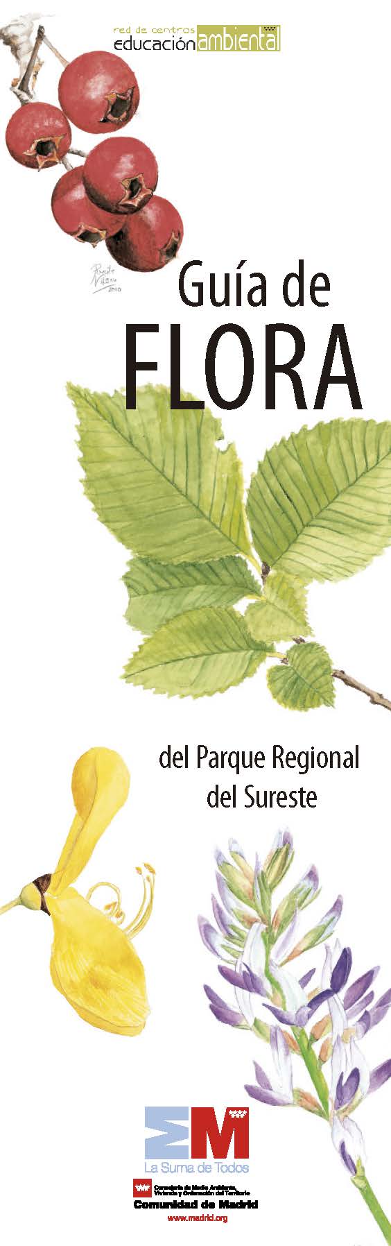Portada de Guía de la Flora del Parque Regional del Sureste