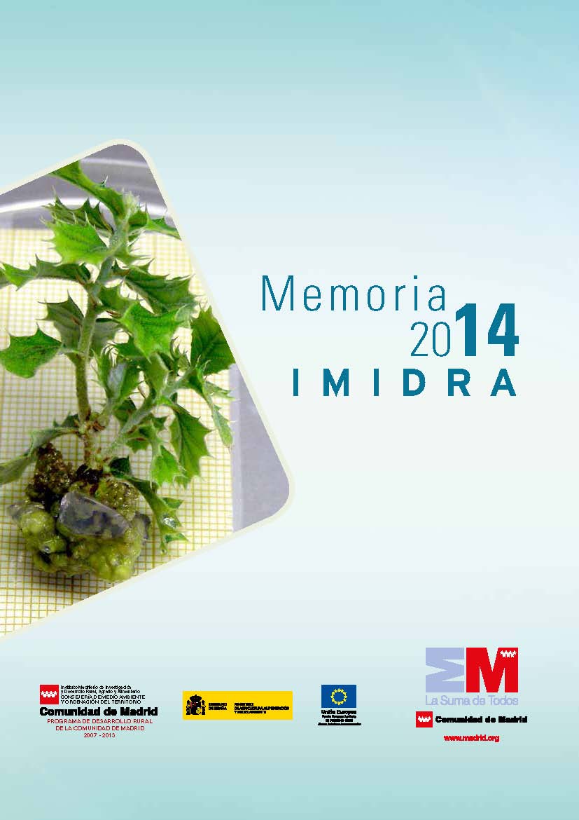 Portada de Memoria 2014 IMIDRA