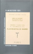 Portada de Plan Besteiro 1939. Comité de Reforma, Reconstrucción y Saneamiento de Madrid. Esquema y Bases para el desarrollo del Plan Regional de Madrid.