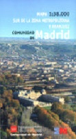 Portada de Mapa E. 1:38.000 Sur de la Zona Metropolitana y Aranjuez de la Comunidad de Madrid (P)