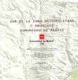 Portada de Mapa E. 1:38.000 Sur de la Zona Metropolitana y Aranjuez de la Comunidad de Madrid (S/P)