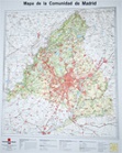 Portada de Mapa de la Comunidad de Madrid E 1:200.000 en relieve. Edición año 2018