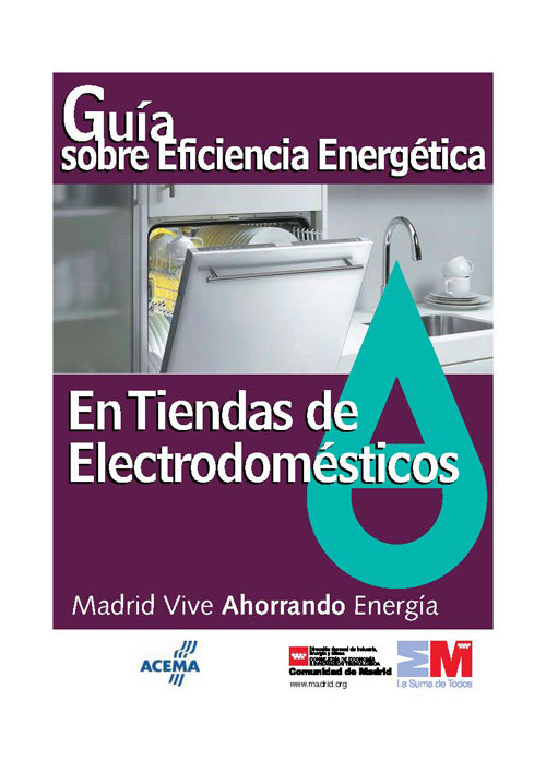 Portada de Guía sobre eficiencia energética en tiendas de electrodomésticos