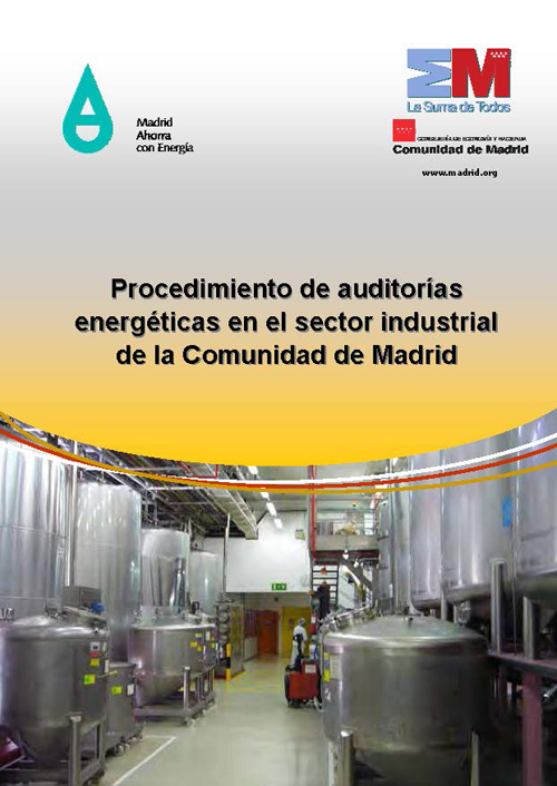 Portada de Procedimiento de auditorías energéticas en el sector industrial de la Comunidad de Madrid