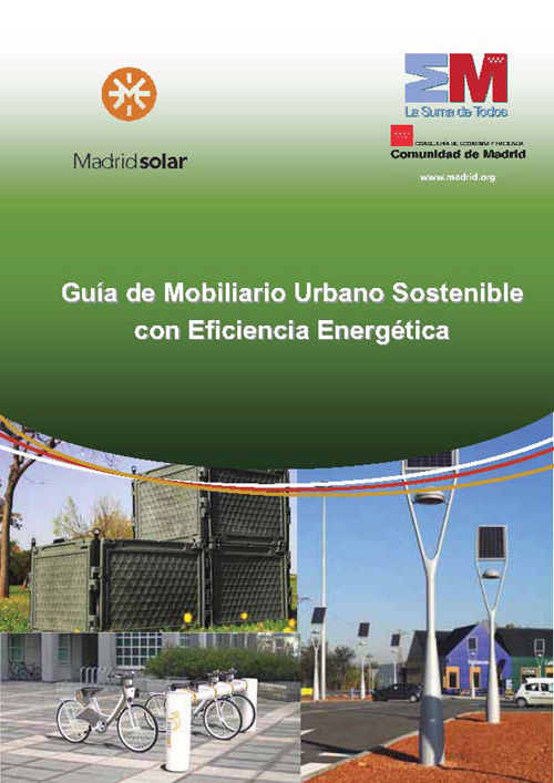 Portada de Guía de mobiliario urbano sostenible con eficiencia energética