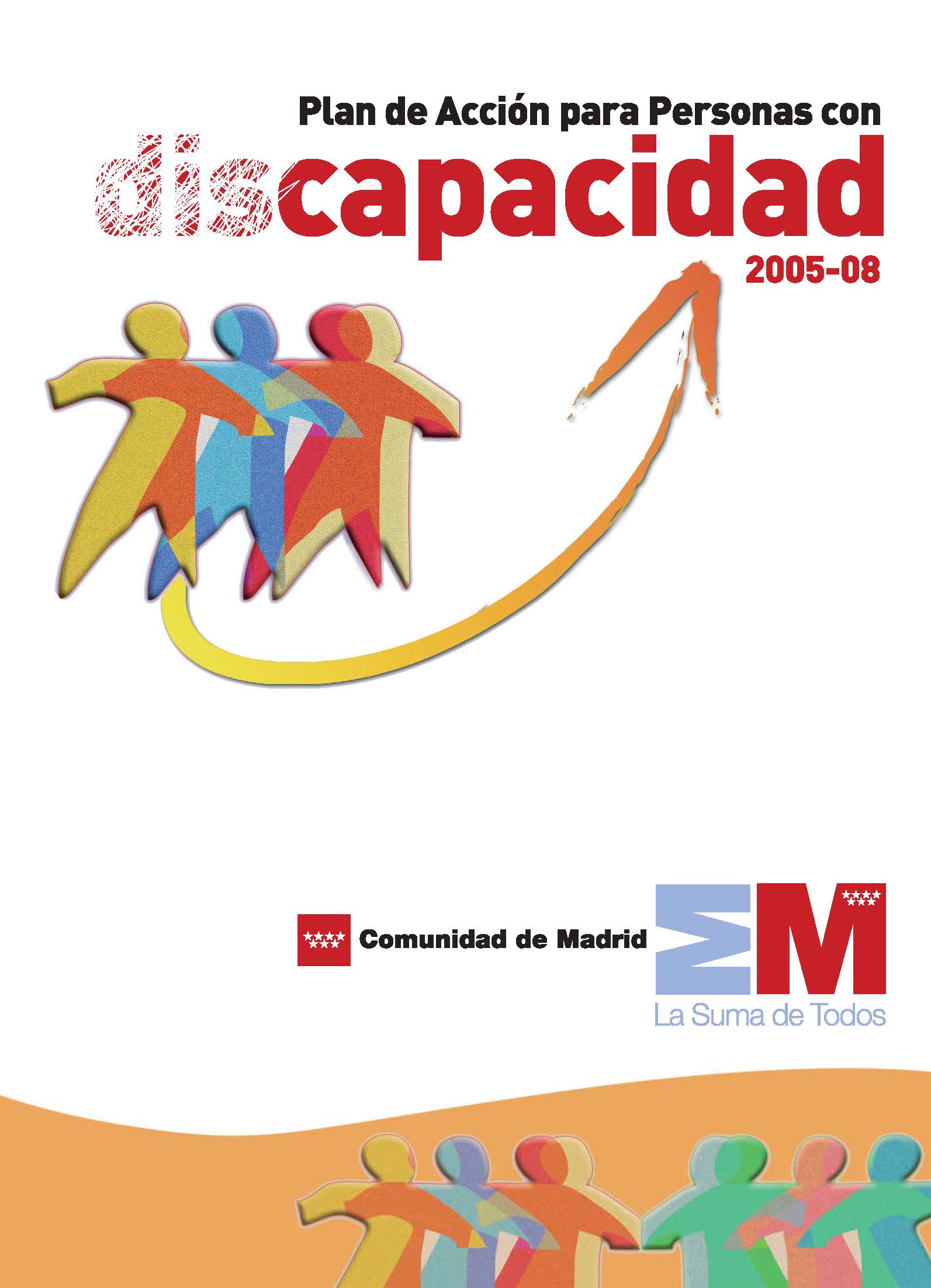 Portada de Plan de Acción para las personas con discapacidad 2005-2008 de la Comunidad de Madrid