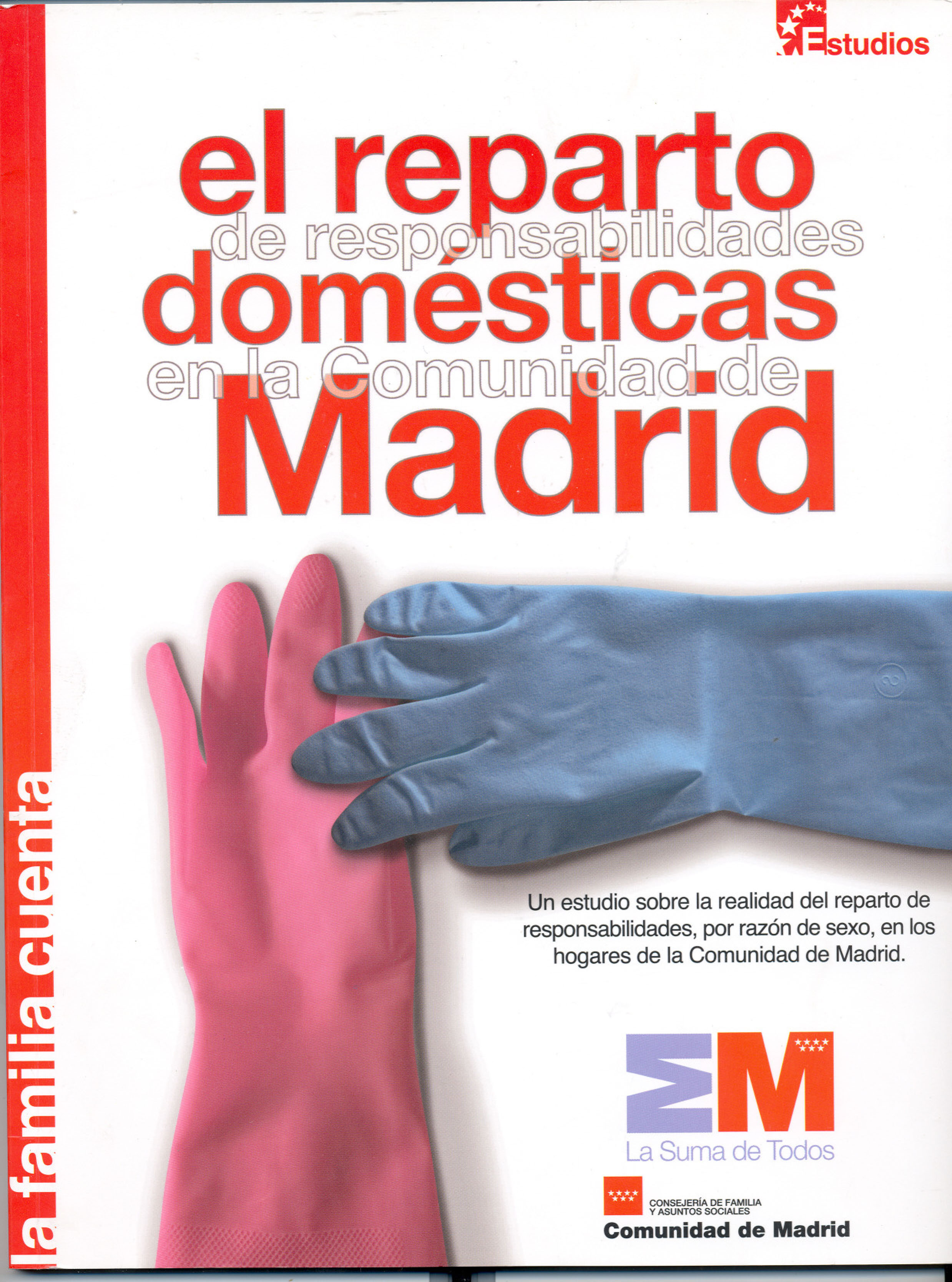 Portada de Reparto de responsabilidades domésticas en la Comunidad de Madrid, El