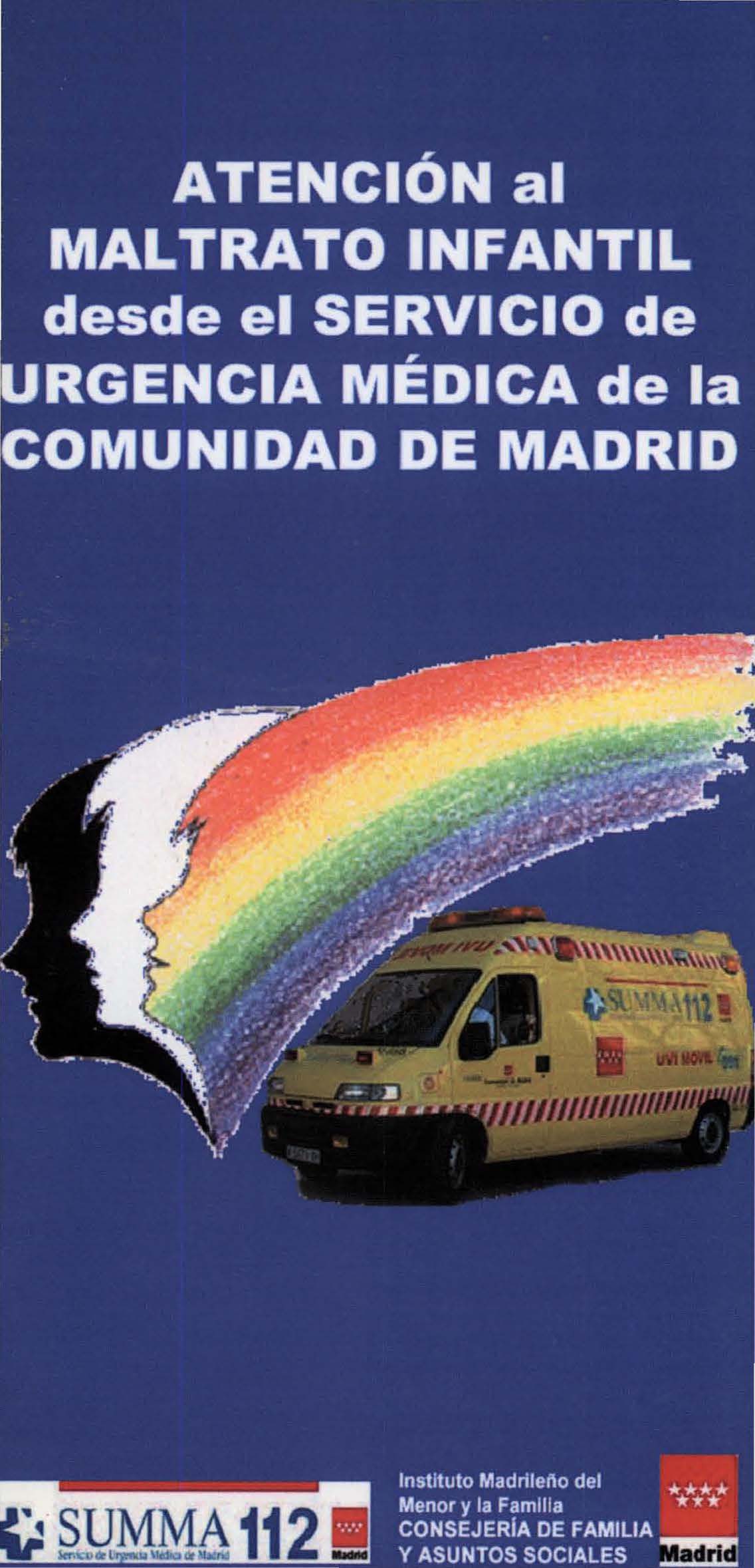 Portada de Atención al maltrato infantil desde el Servicio de Urgencia Médica de la Comunidad de Madrid