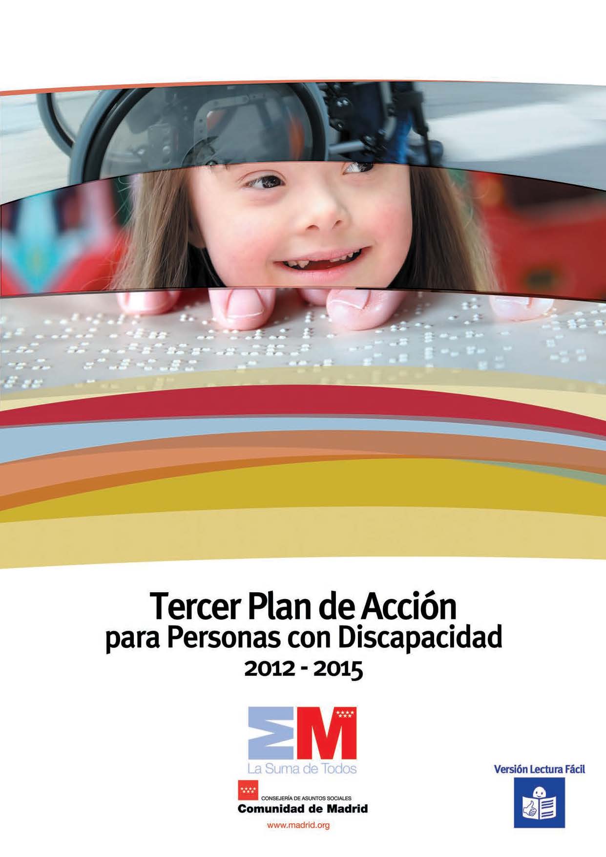 Portada de Tercer Plan de Acción para Personas con Discapacidad 2012-2015 - Versión lectura fácil