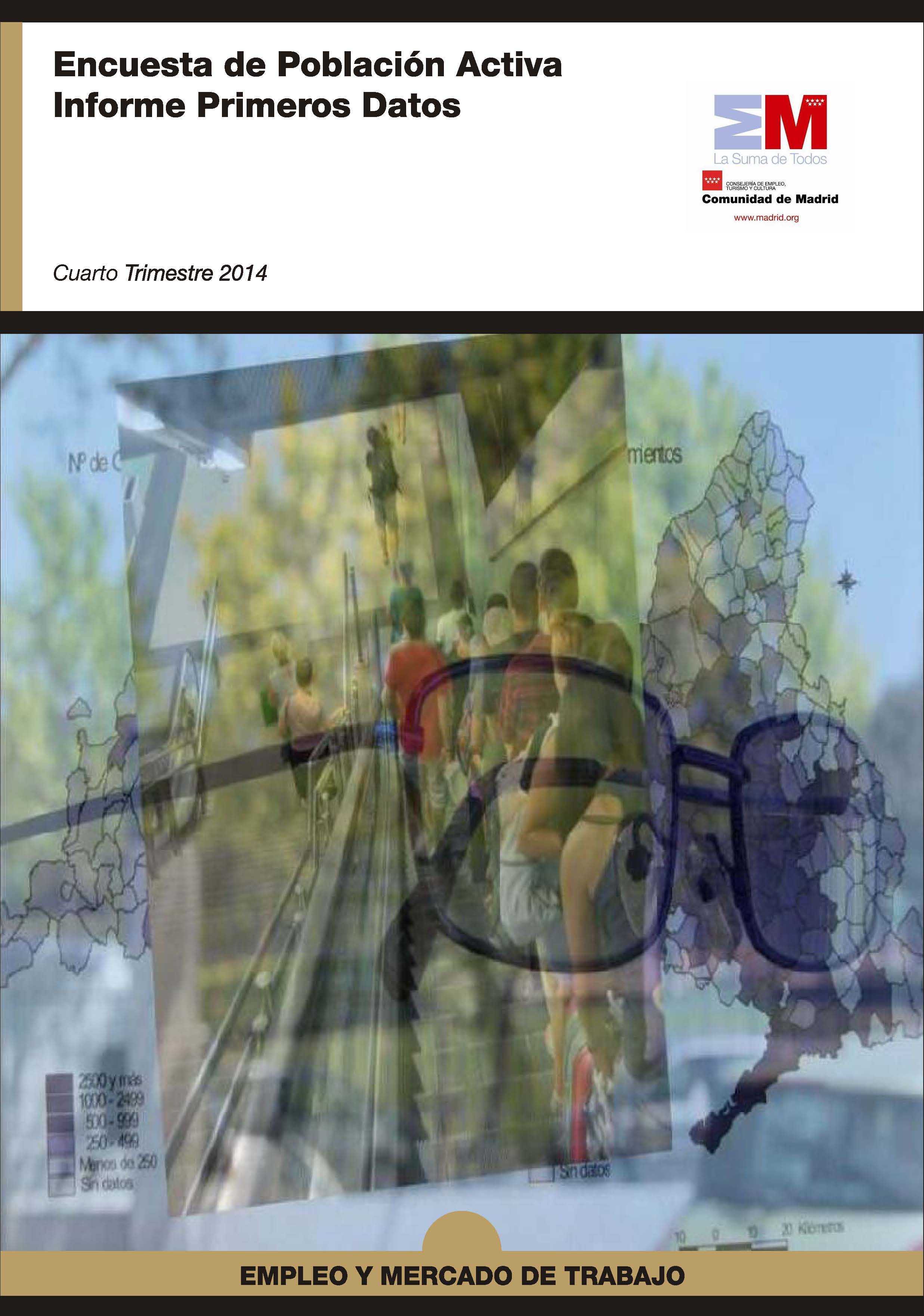 Cover of Active Population Survey. Report on the labor market in the Community of Madrid. First Data Report (Periodic publication)