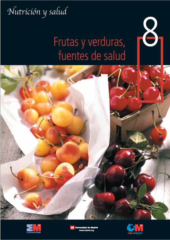 Portada de Frutas y verduras, fuentes de salud