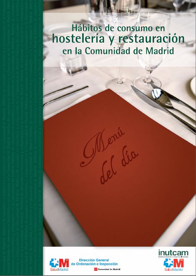Portada de Hábitos de consumo en hostelería y restauración en la Comunidad de Madrid