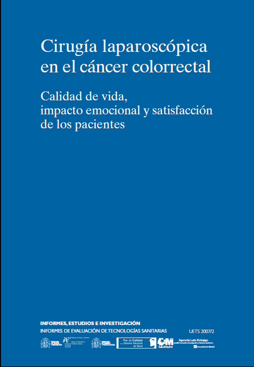 Portada de Cirugía laparoscópica en el cáncer colorrectal calidad de vida, impacto emocional y satisfacción de los pacientes