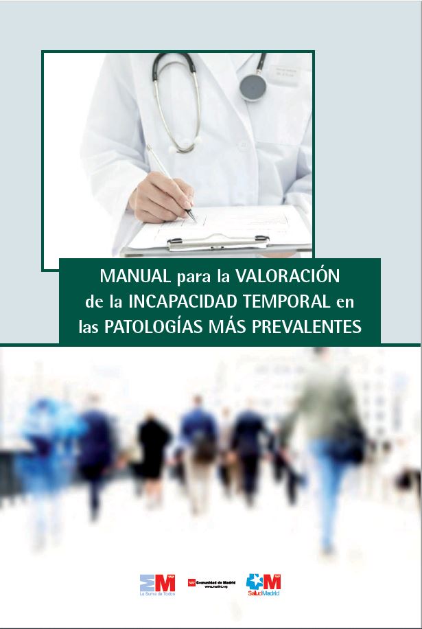 Portada de Manual para la valoración de la incapacidad temporal en las patologías más prevalentes