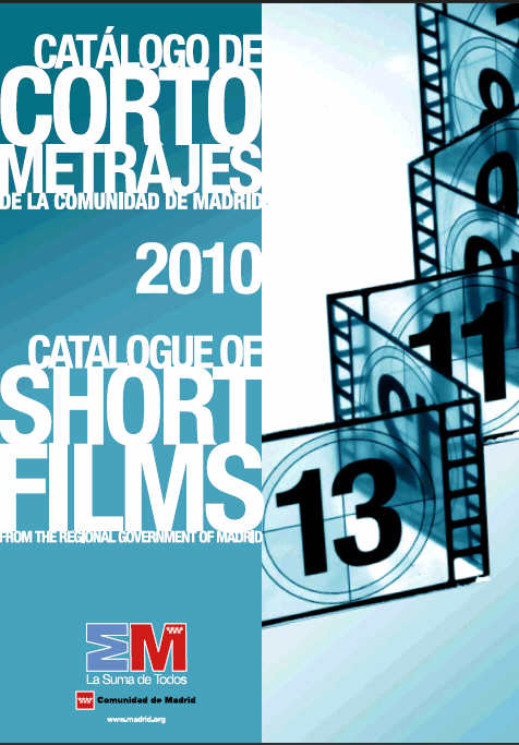 Portada de Catálogo de cortometrajes de la Comunidad de Madrid. 2010