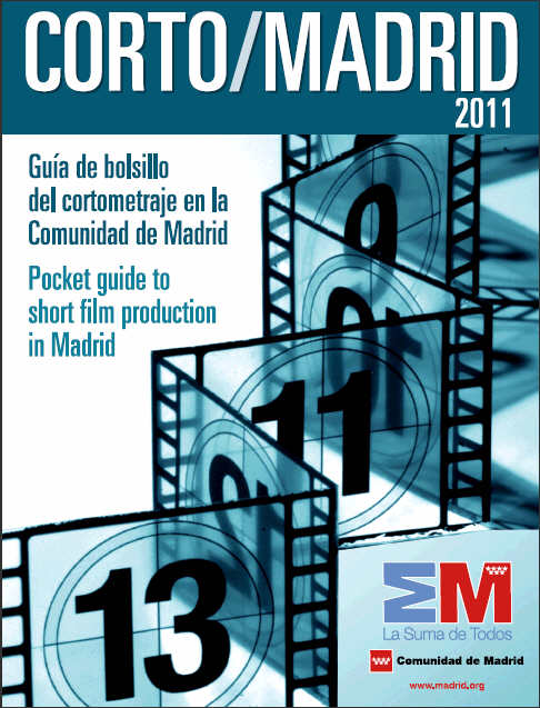 Portada de Guía de bolsillo del cortometraje en la Comunidad de Madrid 2011