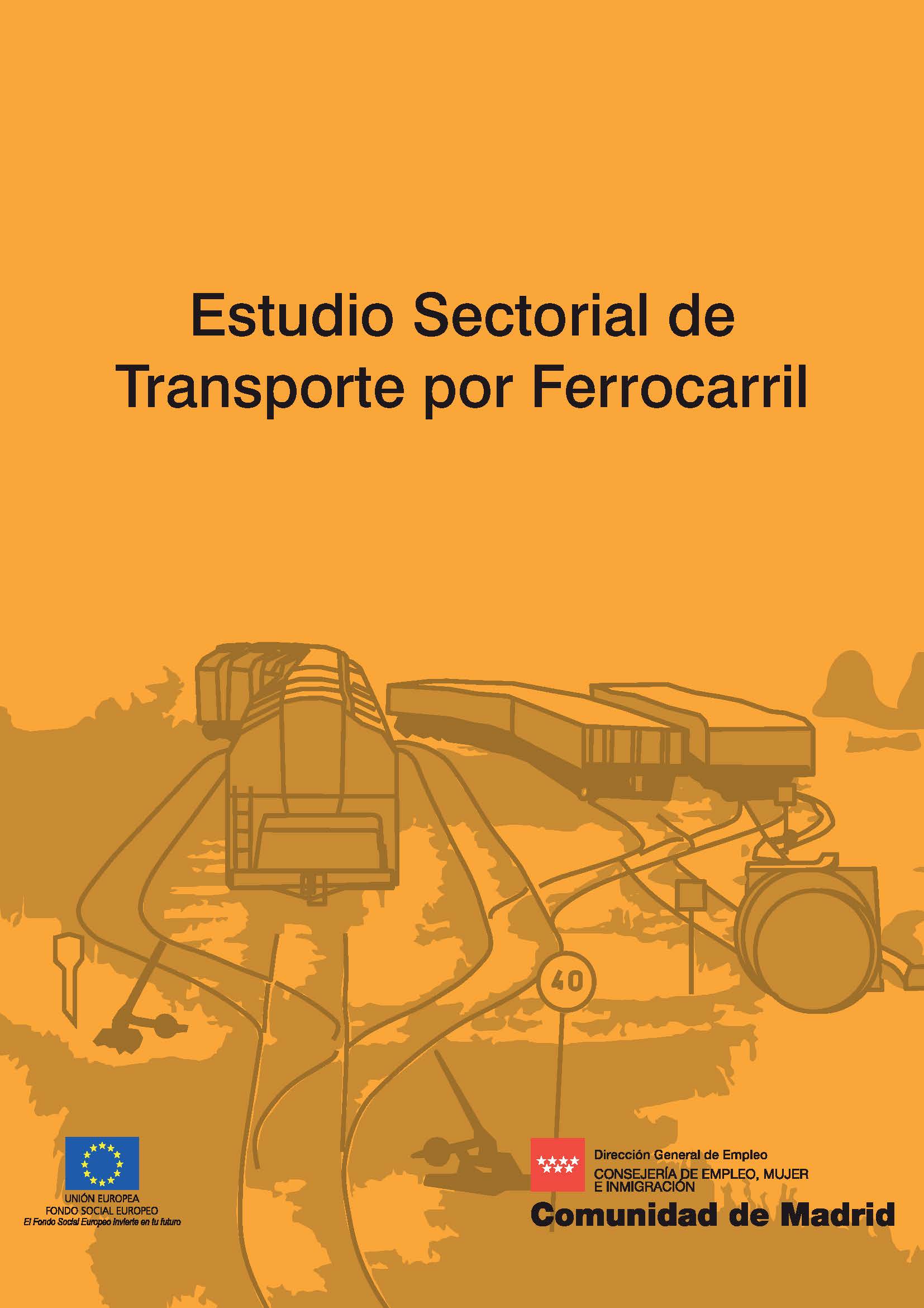 Portada de Estudio sectorial de Transporte por Ferrocarril