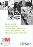 Portada de Guía para la elaboración de contenidos formativos para trabajadores con discapacidad intelectual