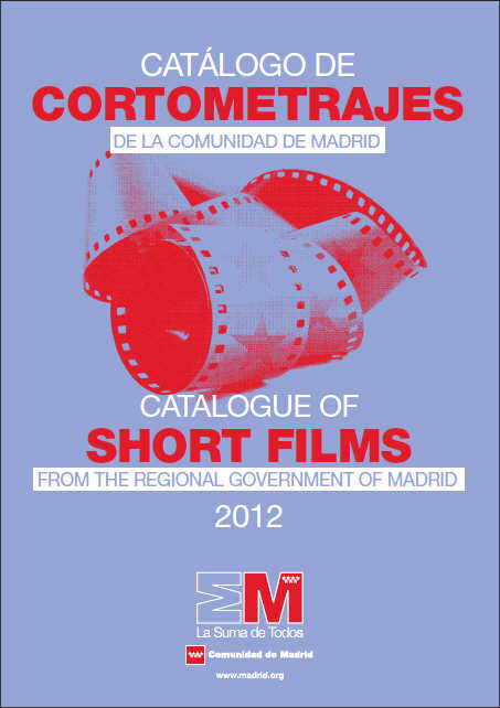 Portada de Catálogo de cortometrajes de la Comunidad de Madrid 2012