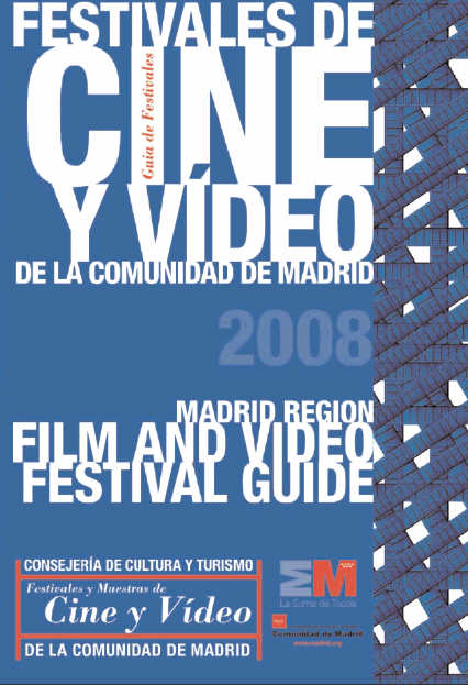 Portada de Guía de Festivales de cine y vídeo de la Comunidad de Madrid 2008
