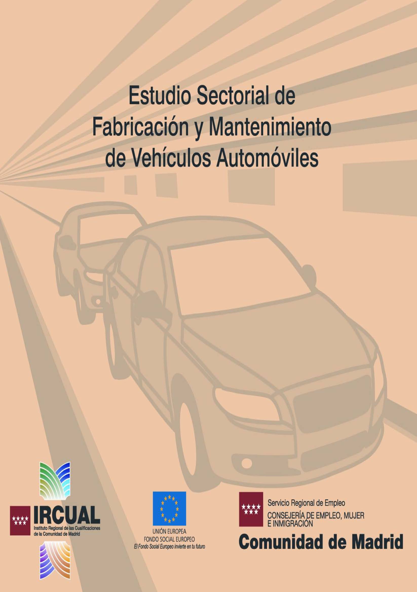 Portada de Estudio Sectorial de Fabricación y Mantenimiento de Vehículos Automóviles