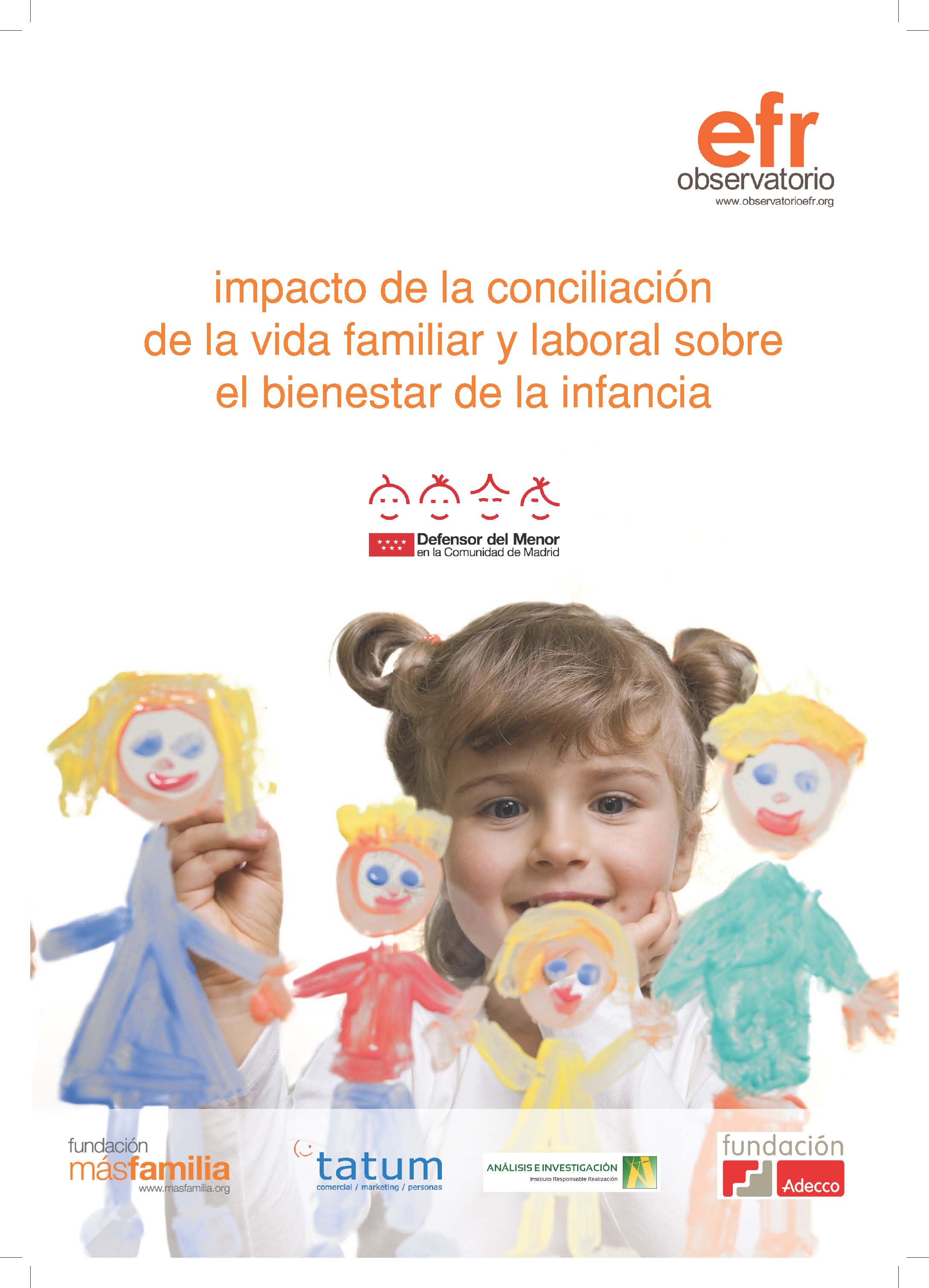 Portada de Impacto de la conciliación de la vida familiar y laboral sobre el bienestar de la infancia 