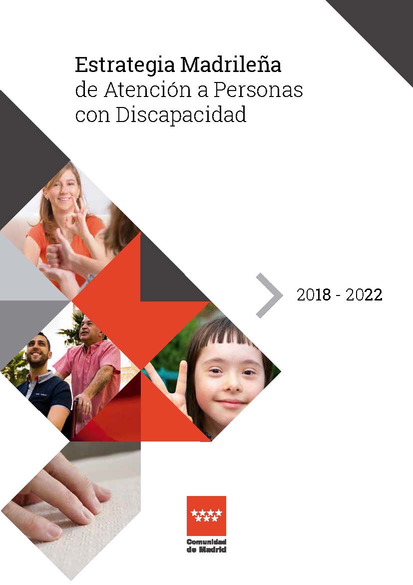 Portada de Estrategia Madrileña de Atención a Personas con Discapacidad 2018-2022