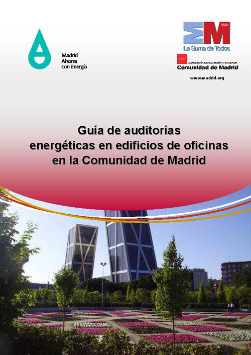 Portada de Guía de auditorías energéticas en edificios de oficinas en la Comunidad de Madrid