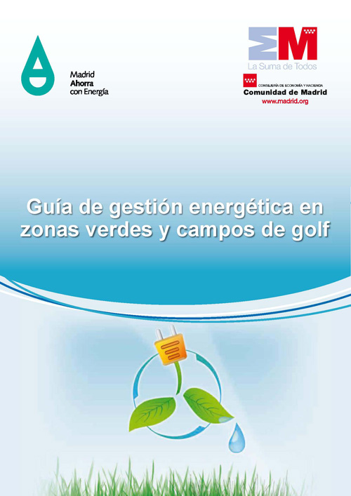 Portada de Guía de gestión energética en zonas verdes y campos de golf