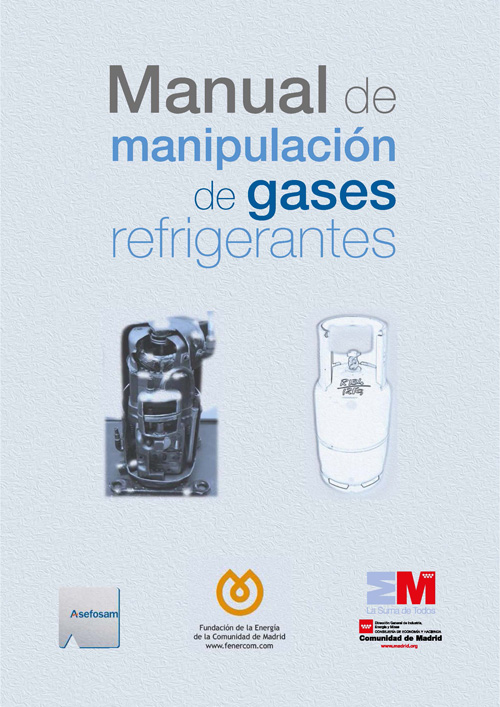 Portada de Manual de manipulación de gases refrigerantes