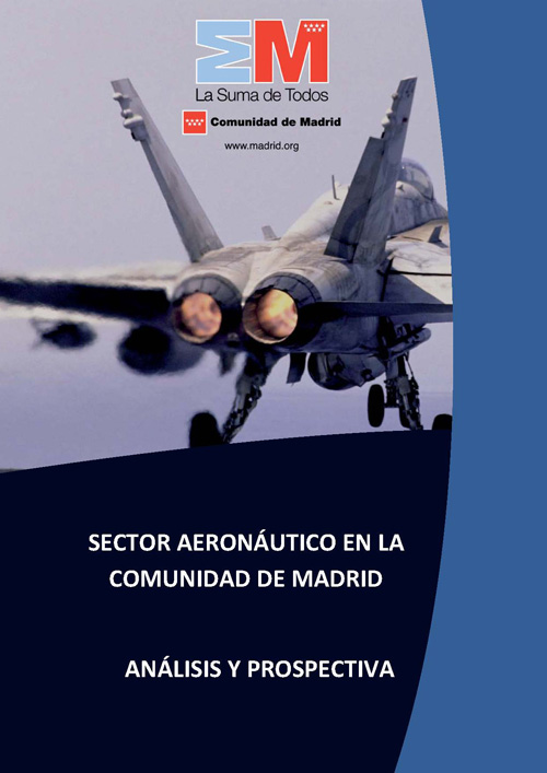 Portada de Sector aeronáutico en la Comunidad de Madrid, El análisis y prospectiva, 2014