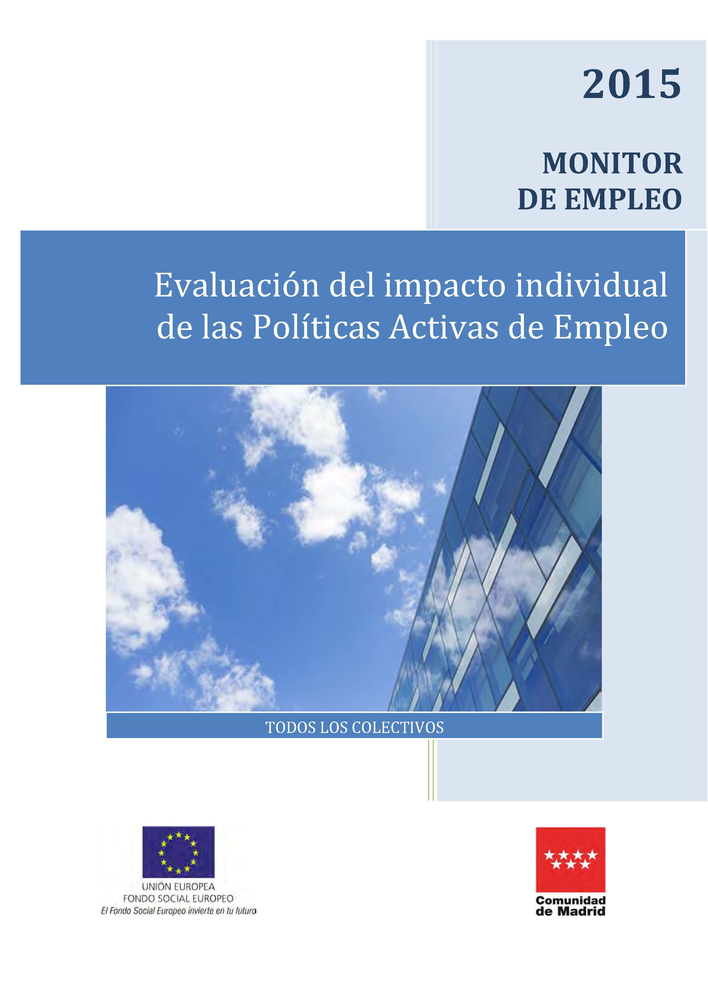 Portada de Evaluación del impacto individual de las Políticas Activas de Empleo