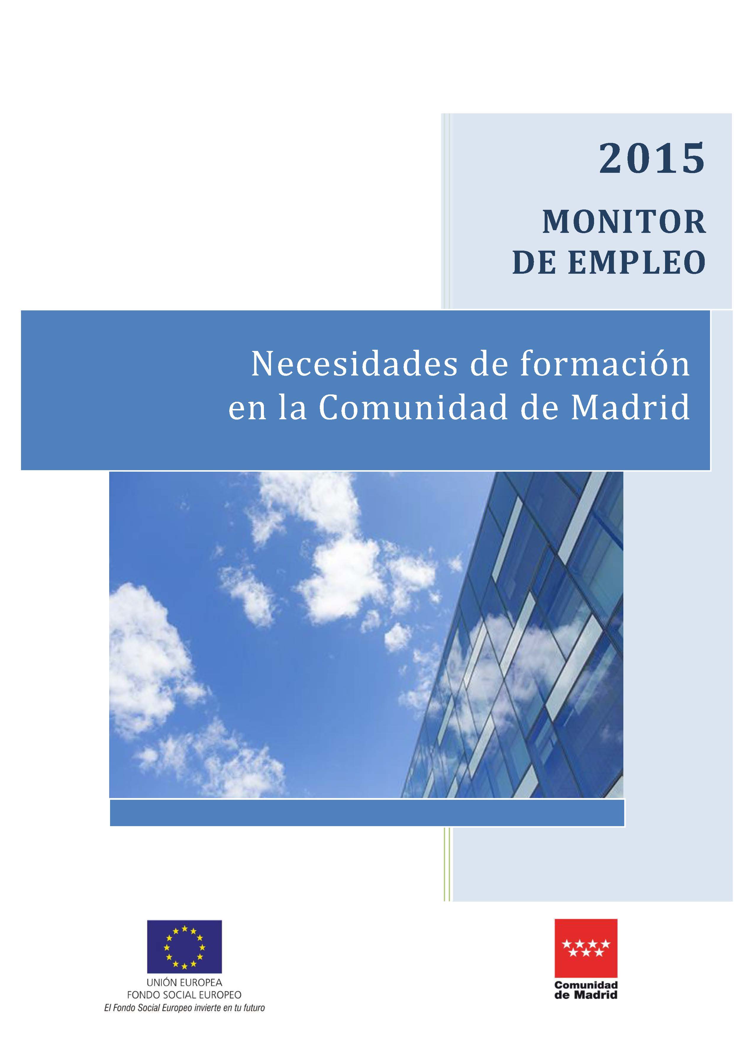 Portada de Necesidades de formación en la Comunidad de Madrid