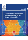 Portada de 12 actuaciones responsables para la prevención de los riesgos psicosociales