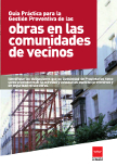 Portada de Guía práctica para la gestión preventiva de las obras en las comunidades de vecinos. Reimpresión