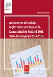 Portada de Accidentes de trabajo registrados sin baja en la Comunidad de Madrid 2016. Serie homogénea 2012-2016