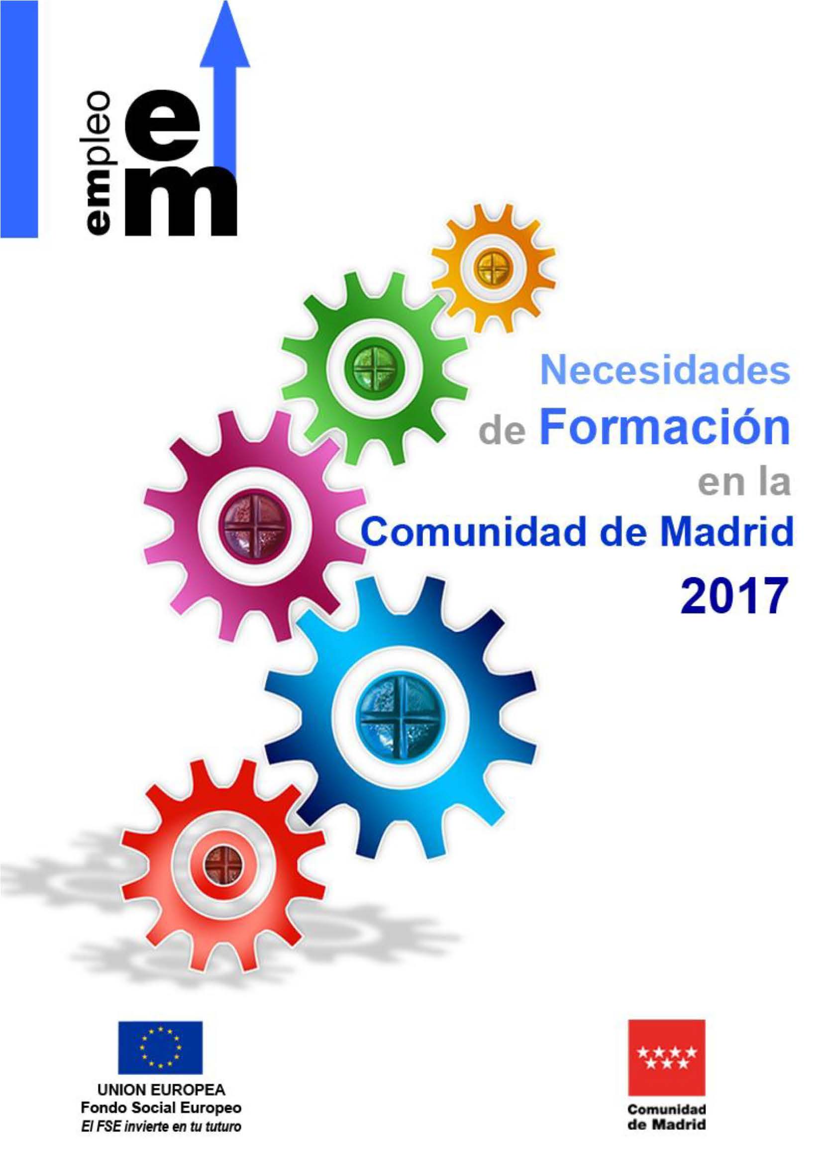 Portada de Necesidades de Formación en la Comunidad de Madrid 2017