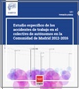 Portada de Estudio específico de los accidentes de trabajo del colectivo de los autónomos en la Comunidad de Madrid. 2012-2016