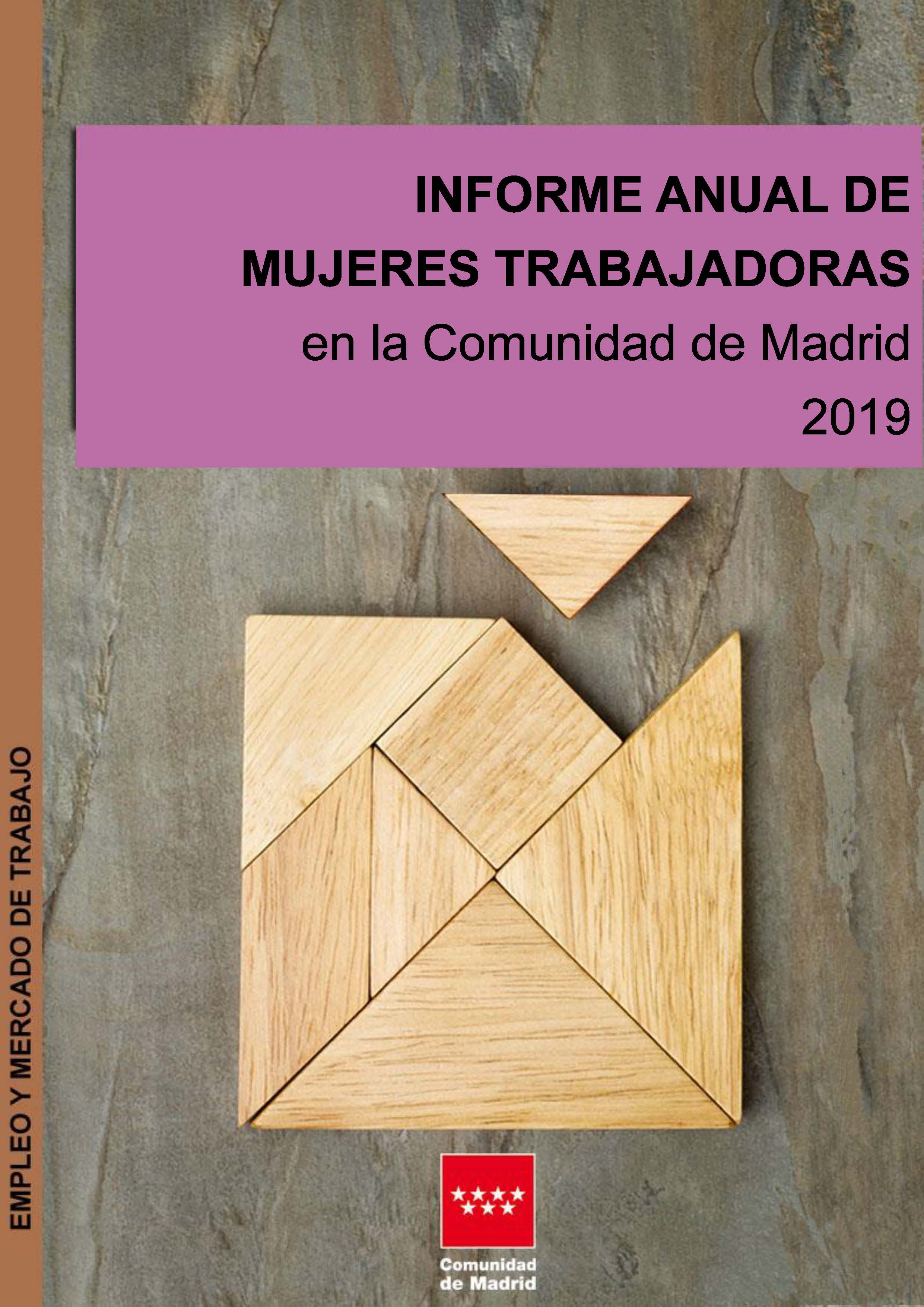 Portada de Informe anual del mercado de trabajo de las mujeres en la Comunidad de Madrid 