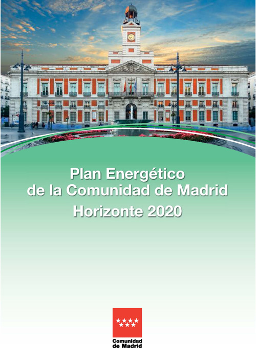 Portada de Plan Energético de la Comunidad de Madrid Horizonte 2020