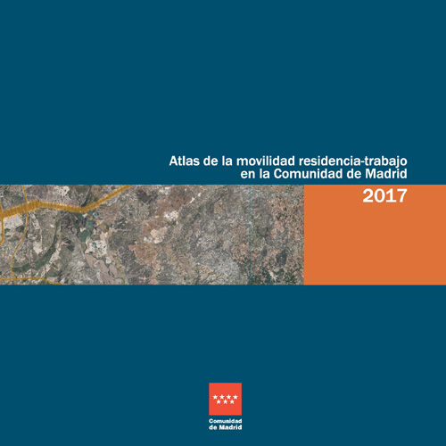 Portada de Atlas de la movilidad residencia-trabajo en la Comunidad de Madrid 2017